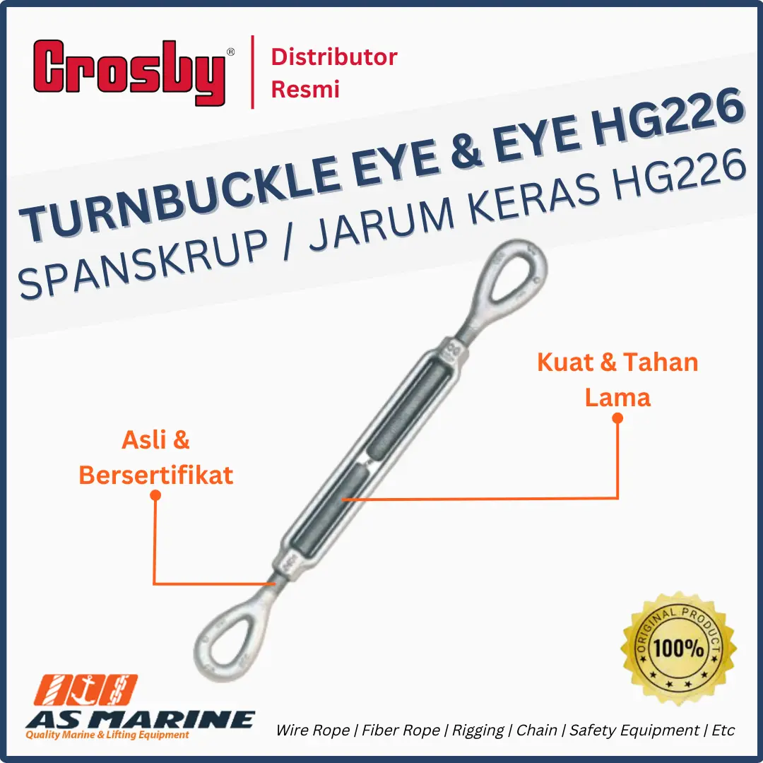 turnbuckle eye eye crosby hg226